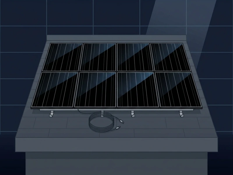 Exemple de toiture après pose des panneaux solaires