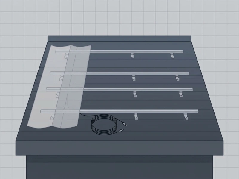 Exemple de toiture avant pose des panneaux solaires